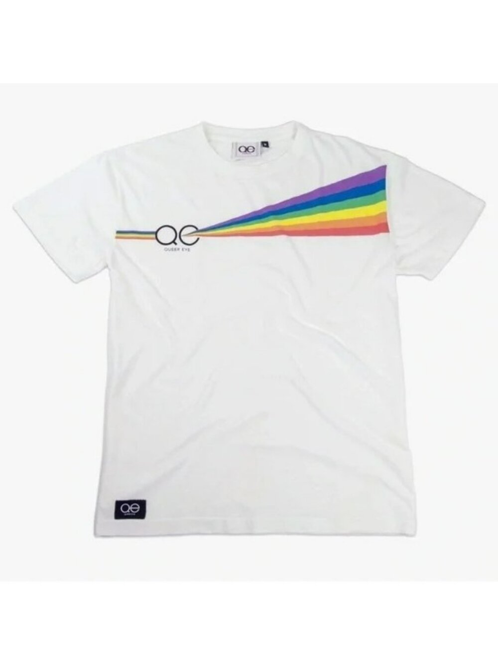 Pride LGBTQ Official Queer Eye Prism Rainbow T-Shirt 2X Unisex NEW